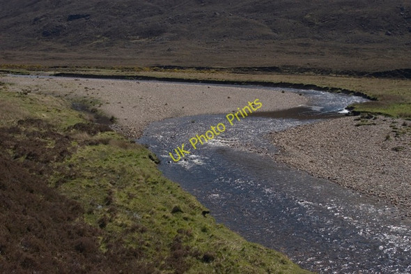 Photo 6"x4" Abhainn Strath na Sealga Meall a' Chlaignn c2009 P1