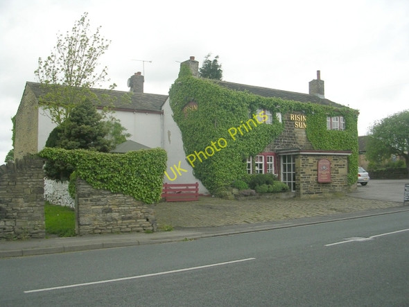 Photo 6"x4" Rising Sun - Scholes Lane Cleckheaton c2009