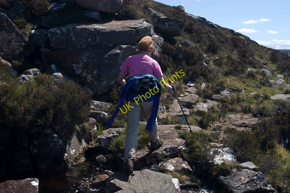 Photo 6"x4" Ford at the Allt na Creiche Deise Meall na h-Uamha\/NG7765 c2009