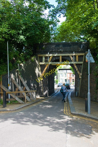 Photo 6"x4" Bridge over Northwood Road Hornsey c2009