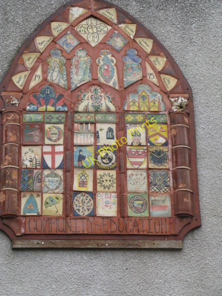 Photo 6"x4" Community Arts Plaque in Church Hill Selby c2009