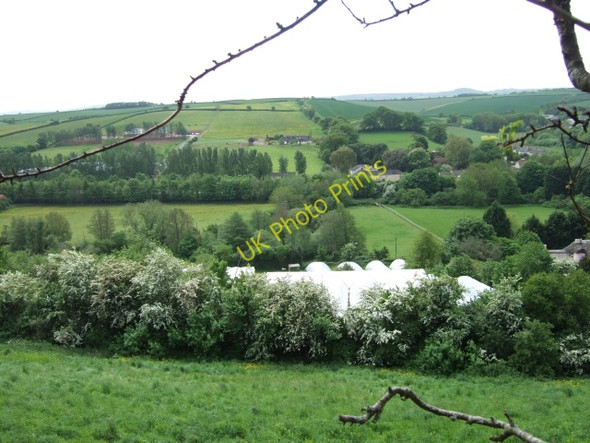 Photo 6"x4" Fields and polytunnels below Hambeer Lane, Exeter Exeter c2009
