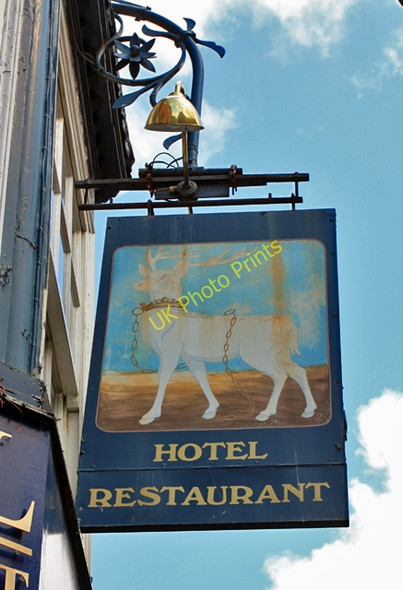 Photo 6"x4" The sign of the White Hart, Gainsborough Gainsborough\/SK8189 c2009