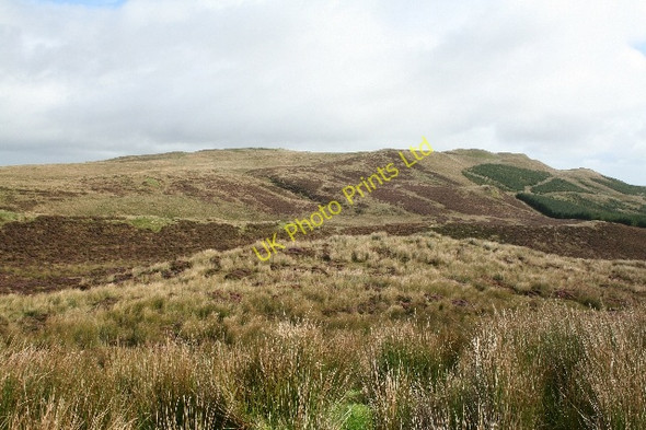 Photo 6"x4" Tirfergus Hill and Cnoc Sturraig. Drumlemble c2007