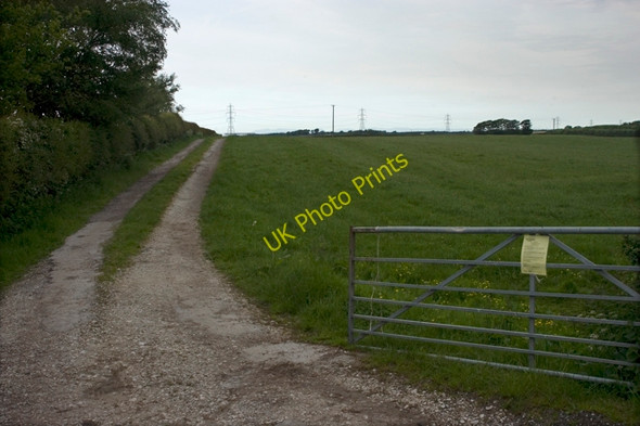 Photo 6"x4" Farm track near Trashy Hill Eagland Hill c2009
