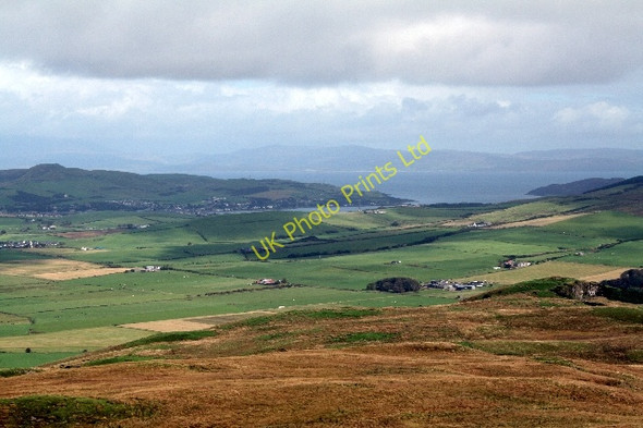 Photo 6"x4" ENE View from Tirfergus Hill. Drumlemble c2007