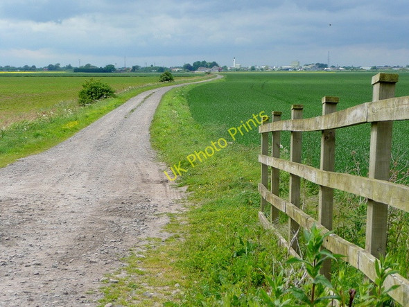 Photo 6"x4" Farm track on Hook Moor Rawcliffe Bridge c2009