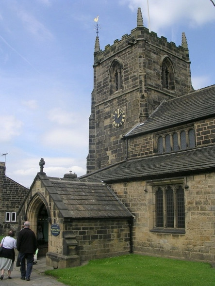 Photo 6"x4" Tower & Entrance Porch - All Saints Church Ilkley c2009