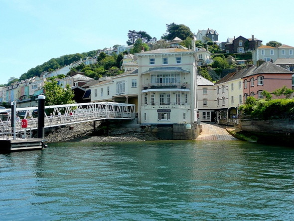 Photo 6"x4" Approaching Kingswear slipway Dartmouth c2009