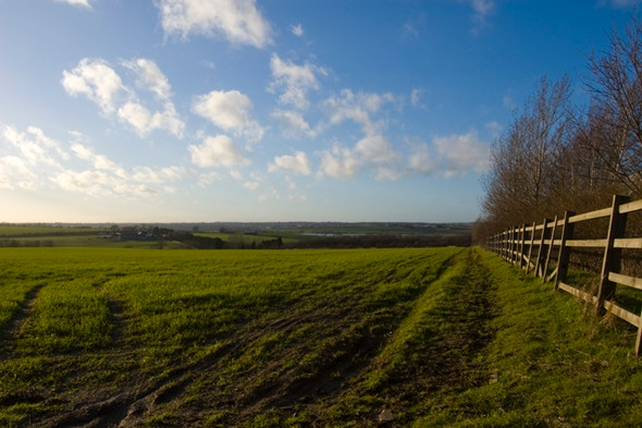 Photo 6"x4" View to Ditchford Knuston c2007
