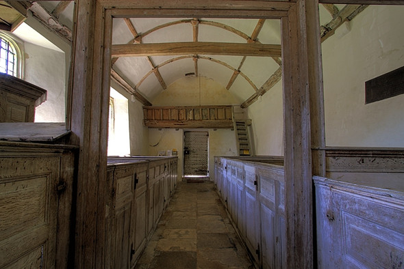 Photo 6"x4" Winterborne Tomson: Parish Church of St Andrew [interior] Winterborne Tomson c2009