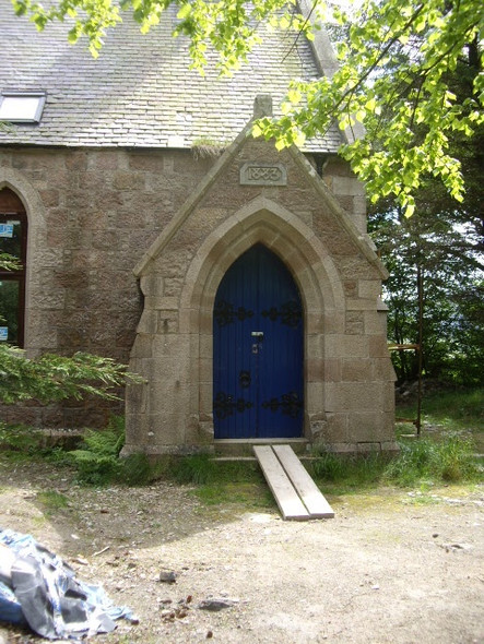 Photo 6"x4" Porch of old church at Kirkhill Burn of Favat\/NJ2733 c2009