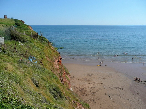 Photo 6"x4" East end of Sandy Bay Littleham\/SY0281 c2009