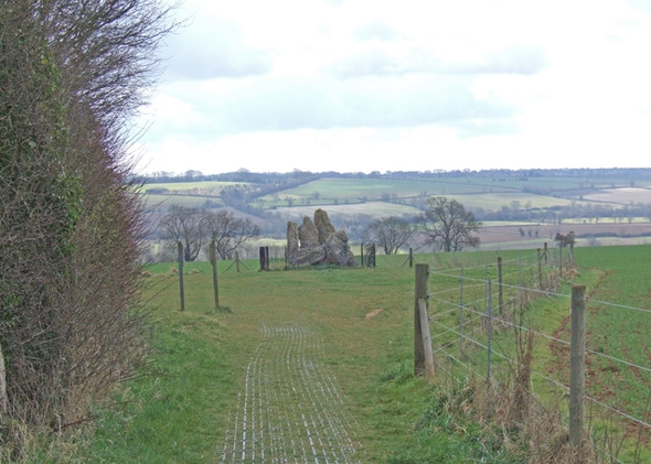 Photo 6"x4" Whispering Knights Little Rollright c2009