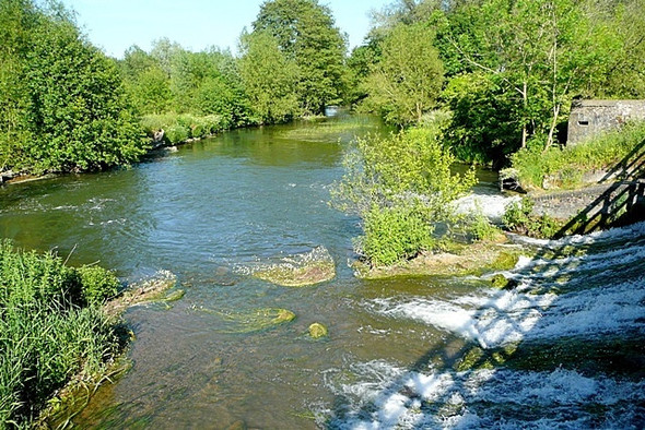 Photo 6"x4" River Kennet Enborne c2009