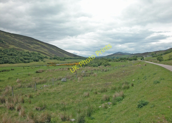 Photo 6"x4" Road by Helmsdale river Marrel c2005