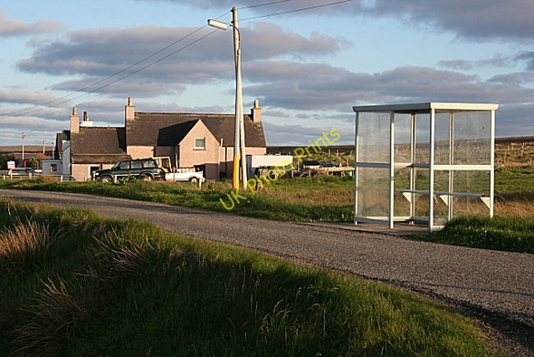 Photo 6"x4" Bus Shelter at Sgiogarstaigh Sgiogarstaigh c2009