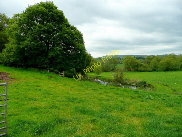 Photo 6"x4" The Monnow, and the border Buckholt c2009