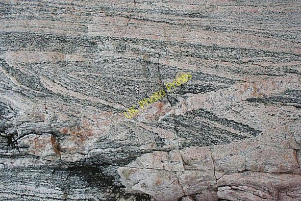 Photo 6"x4" Folded Gneiss Islibhig c2009
