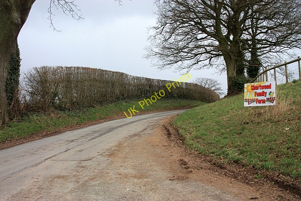 Photo 6"x4" Shortwood entrance and sign Pencombe c2009