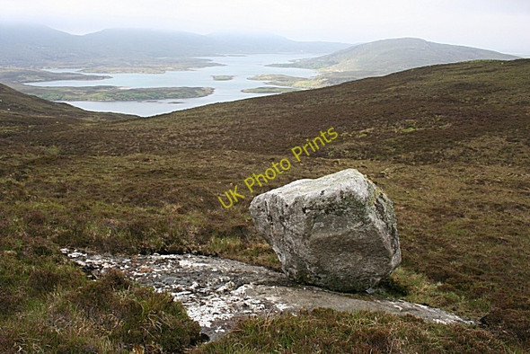Photo 6"x4" Erratic on Beinn na Tobha Beinn na Tobha c2009