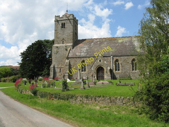 Photo 6"x4" Yarkhill Church - Viewed From The South Yarkhill c2009