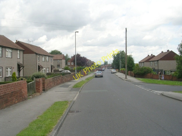 Photo 6"x4" Wood Street - Weeland Road Sharlston c2009