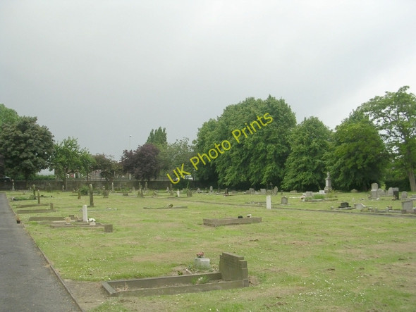 Photo 6"x4" Sharlston Cemetery - Cow Lane Sharlston Common c2009