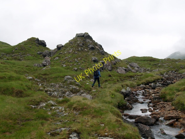 Photo 6"x4" Small moraines, Allt na Feithe Allt na F\u00e8ithe c2009