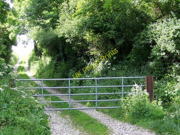 Photo 6"x4" Footpath near Corton Ridge Coryates c2009