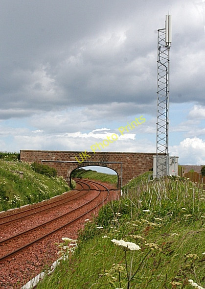 Photo 6"x4" Bridge and Mast at Monduff Muchalls c2009