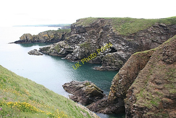 Photo 6"x4" Cliffs near Rams Hall Newtonhill\/NO9193 c2009