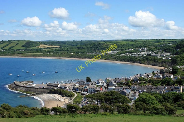 Photo 6"x4" New Quay panorama New Quay\/Ceinewydd c2009
