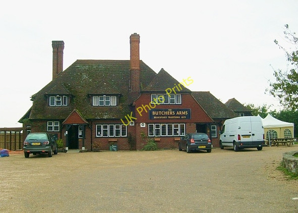 Photo 6"x4" The Butcher's Arms, Sonning Common Rotherfield Peppard c2007