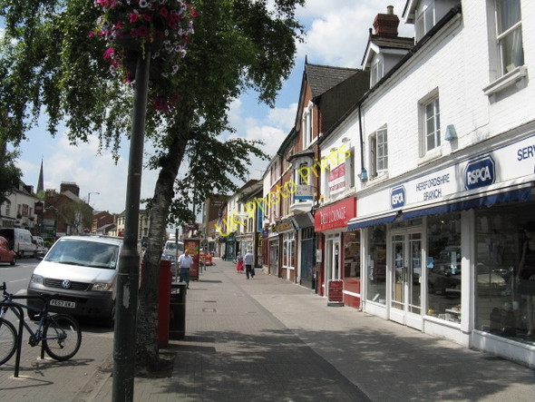 Photo 6"x4" Shop Frontages, Commercial Road, Hereford Hereford c2009