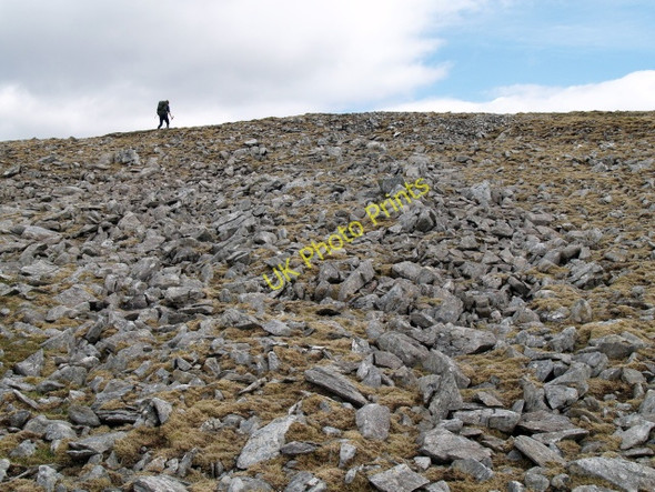 Photo 6"x4" Boulder field below S ridge of An Sgarsoch An Sgarsoch c2009