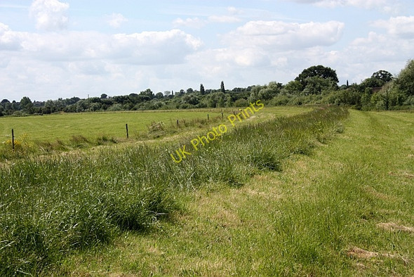 Photo 6"x4" Raised Bank by the river Severn Church End\/SO8341 c2009