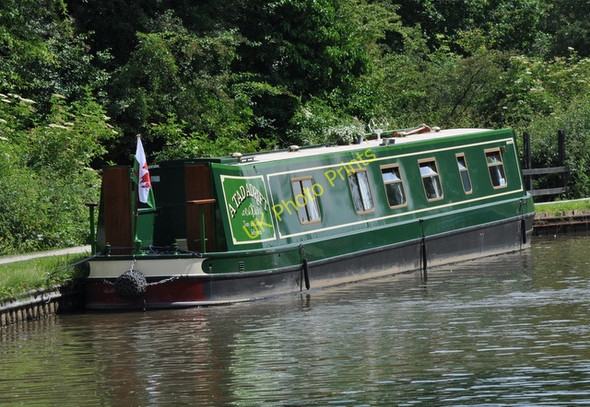 Photo 6"x4" Narrowboat on the Coventry canal Alvecote c2009
