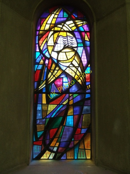 Photo 6"x4" Stained glass window at St Sidwell's Exeter c2009 P2
