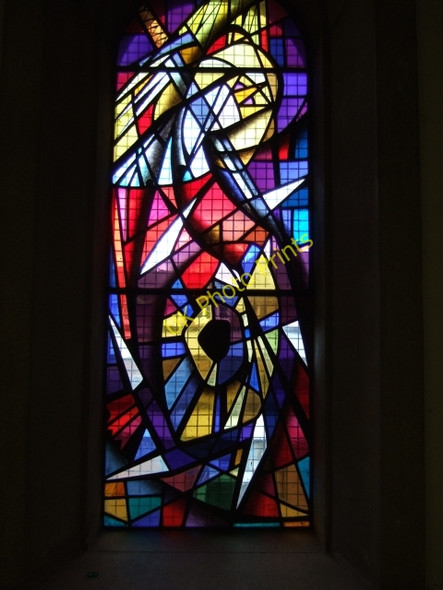 Photo 6"x4" Stained glass window at St Sidwell's Exeter c2009 P3