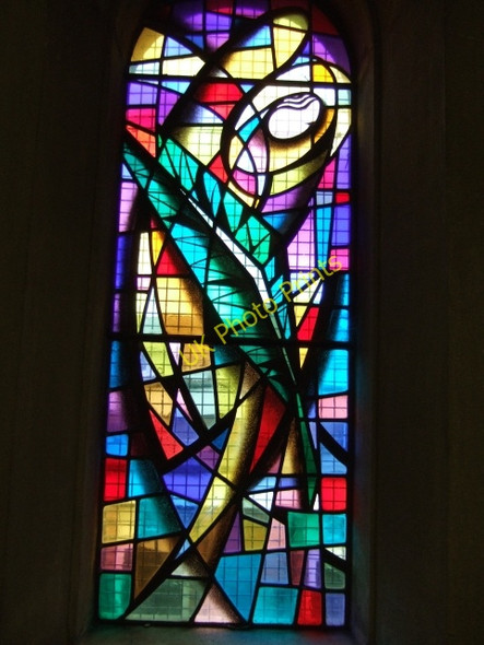 Photo 6"x4" Stained glass window at St Sidwell's Exeter c2009 P4