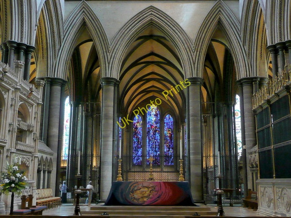 Photo 6"x4" Salisbury Cathedral detail 5 Salisbury c2009