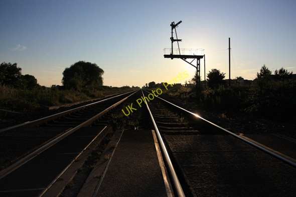 Photo 6"x4" Straight line towards Brough at Welton crossing Elloughton c2009