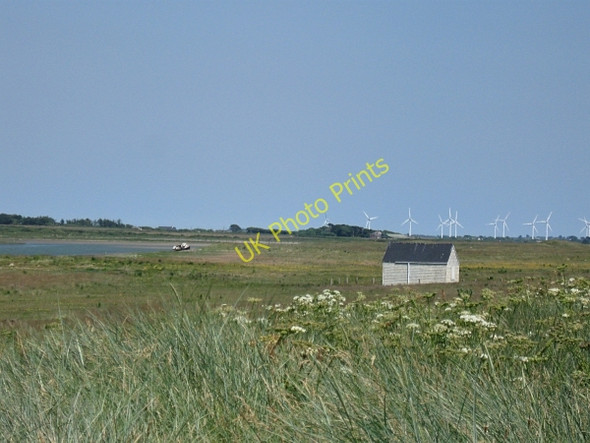 Photo 6"x4" Hut and Windmills Carrick\/S8610 c2009