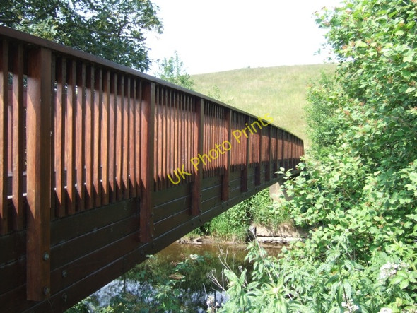 Photo 6"x4" Footbridge over River Teign Preston\/SX8574 c2009