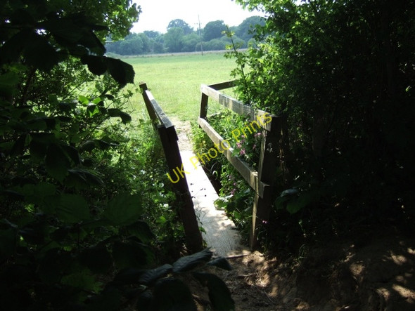 Photo 6"x4" Footbridge on the Templer Way Preston\/SX8574 c2009