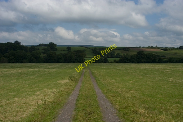 Photo 6"x4" Farm track near Brockhall farm Brockhall Village c2009