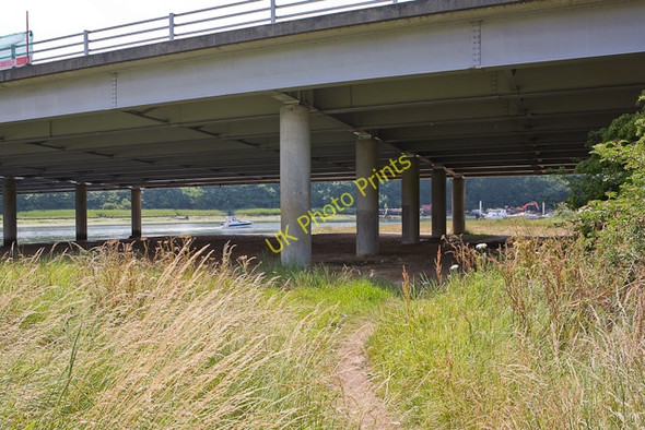 Photo 6"x4" Beneath M27 motorway bridge Lower Swanwick c2009