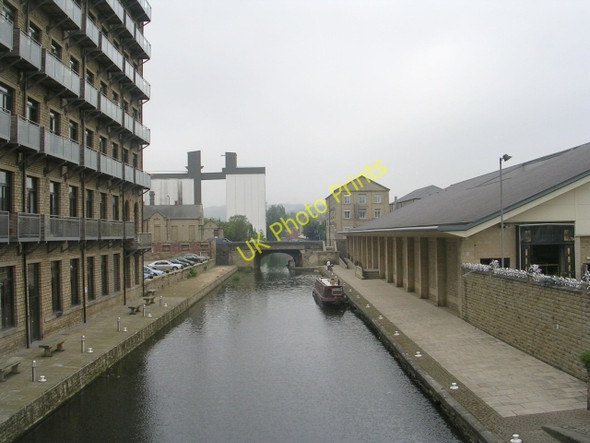 Photo 6"x4" Calder & Hebble Navigation - from Brighouse Basin Brighouse\/SE1423 c2009