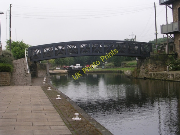 Photo 6"x4" Brighouse Basin Bridge - from Canal Towpath Brighouse\/SE1423 c2009